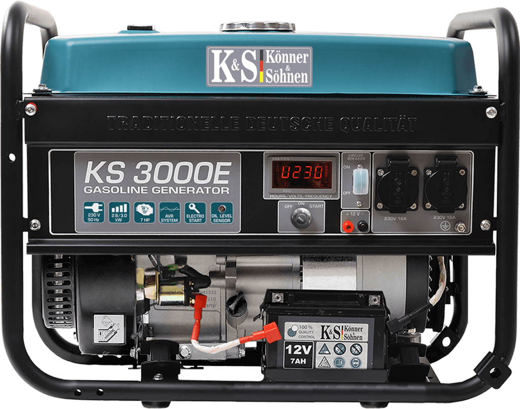 Bensiinigeneraator KS 3000E - generaator