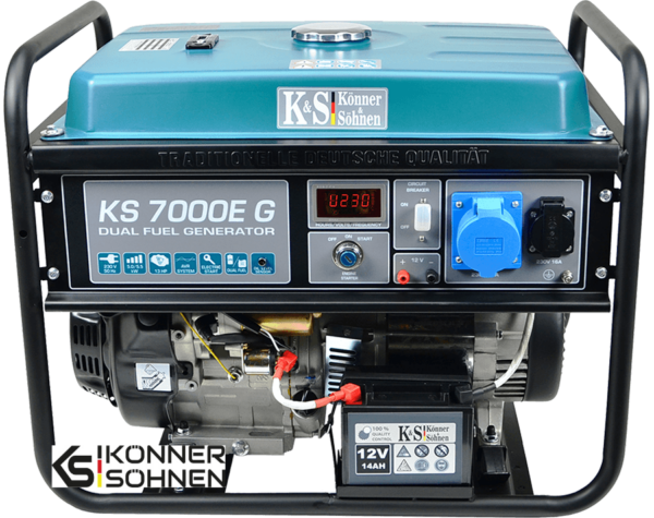 LPG/Bensiinigeneraator KS 7000E G