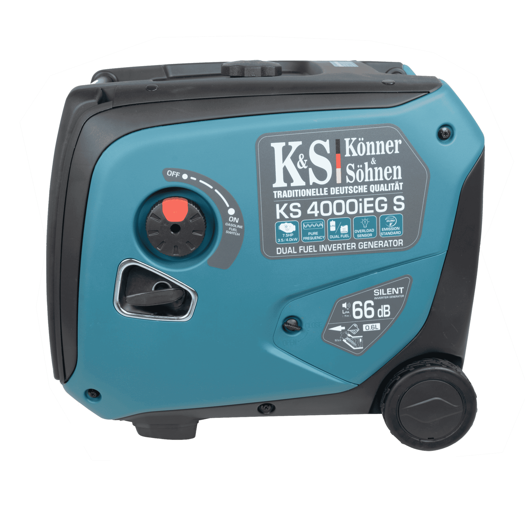 LPG/gasoline inverter generator KS 4000iEHS CO