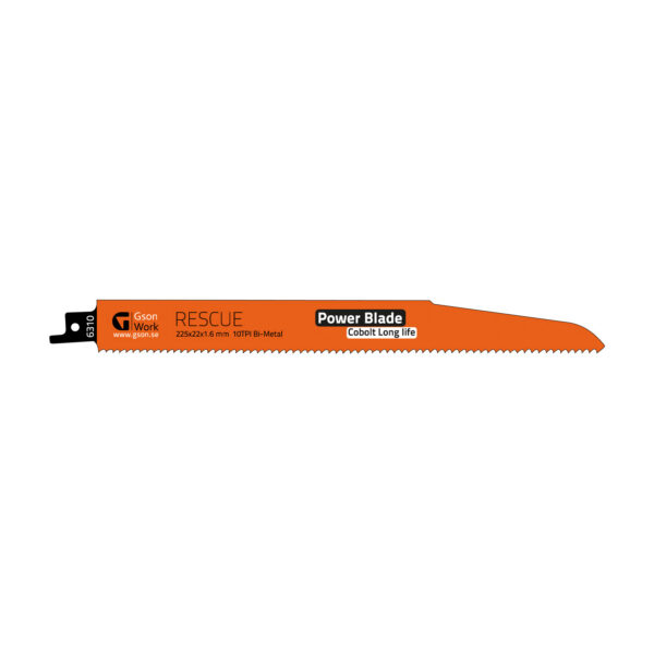 Gson Tigerblade Rescue 225x22x1,6mm 10tk