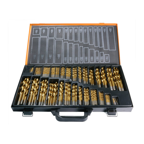 Gson HSS-G TiN 220-osaline puurkomplekt 1–13 mm