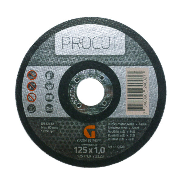 Gson Procut lõikeketas 125 × 1,0 × 22,23 mm
