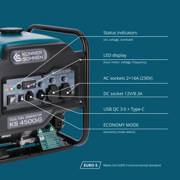 Invertergeneraator KS 4500iG - Image 10