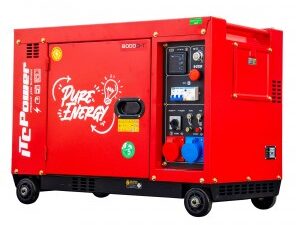 ITCPOWER 8000D-T RED EDITION 230/400V diiselgeneraator 7,9 kVA